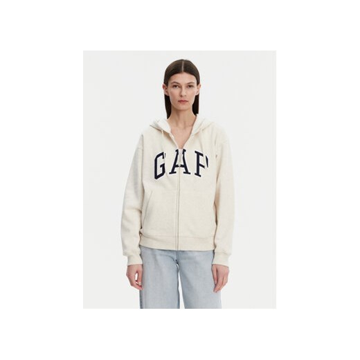 Gap Bluza 831200-03 Beżowy Relaxed Fit ze sklepu MODIVO w kategorii Bluzy damskie - zdjęcie 178817013