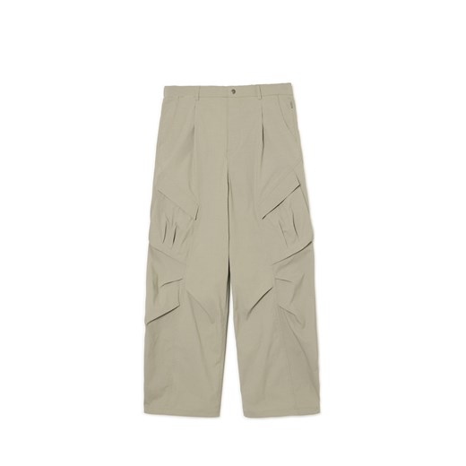 Cropp - Spodnie baggy z kieszeniami cargo - zielony ze sklepu Cropp w kategorii Spodnie męskie - zdjęcie 178818650