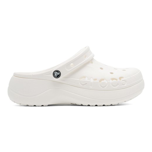 Klapki basenowe Crocs BAYA PLATFORM CLOG 208186-100 ze sklepu ccc.eu w kategorii Klapki damskie - zdjęcie 178818932