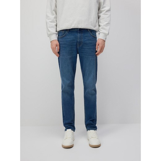 Reserved - Jeansy slim fit - niebieski ze sklepu Reserved w kategorii Jeansy męskie - zdjęcie 178819243