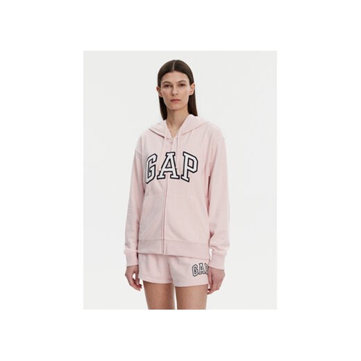 Gap Bluza 727433-05 Różowy Relaxed Fit ze sklepu MODIVO w kategorii Bluzy damskie - zdjęcie 178821081