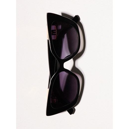 Mohito - Okulary przeciwsłoneczne cat eye - czarny Mohito ONE SIZE Mohito