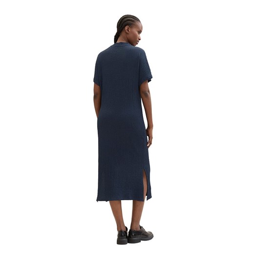 Sukienka Tom Tailor Denim z elastanu midi