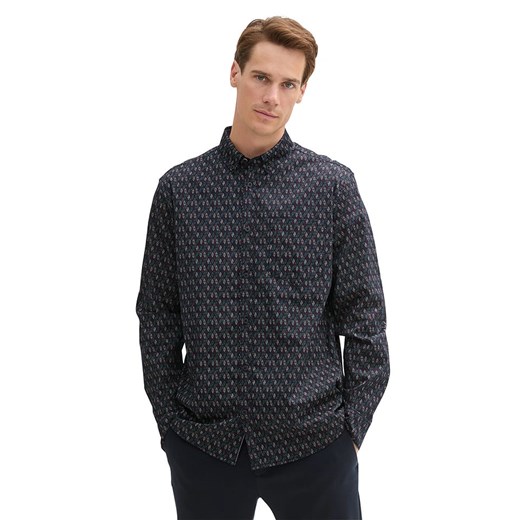 Koszula męska Tom Tailor z kołnierzykiem button down bawełniana