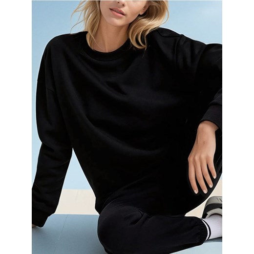 Sinsay - Bluza ze ściągaczami - czarny Sinsay XXS wyprzedaż Sinsay