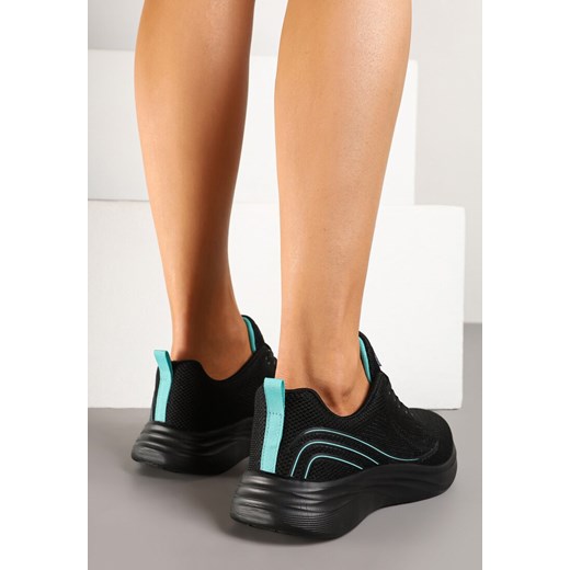 Czarno-Miętowe Buty Sportowe Sneakersy Zdobione Efektem Ombre Banelissa Renee 40 okazja renee.pl