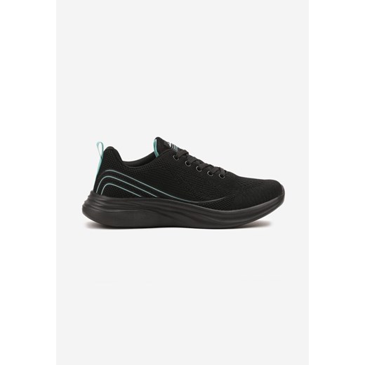 Czarno-Miętowe Buty Sportowe Sneakersy Zdobione Efektem Ombre Banelissa Renee 38 okazja renee.pl