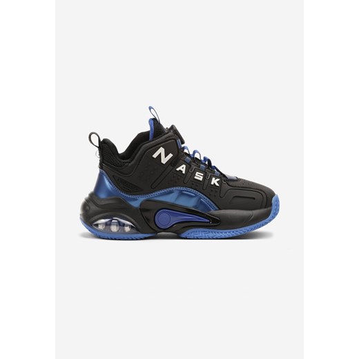 Czarno-Granatowe Buty Sportowe w Trekkingowym Stylu z Zapięciem BOA Lorfia ze sklepu born2be.pl w kategorii Buty sportowe dziecięce - zdjęcie 178827672
