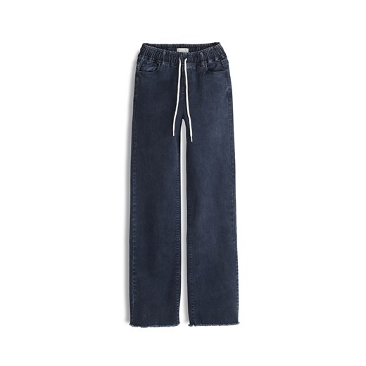 GATE Klasyczne  jeansy z gumką w pasie 32 ze sklepu gateshop w kategorii Jeansy damskie - zdjęcie 178828352