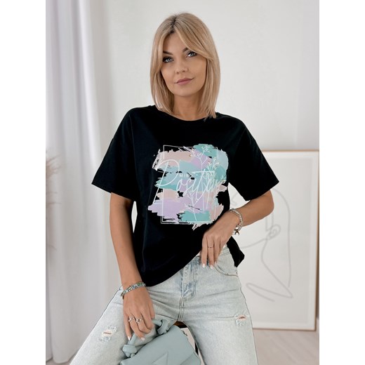 bluzka meliora czarna one size ze sklepu UBRA w kategorii Bluzki damskie - zdjęcie 178830024