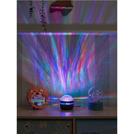 Sinsay - Obrotowa kula świetlna LED - czarny Sinsay One Size Sinsay
