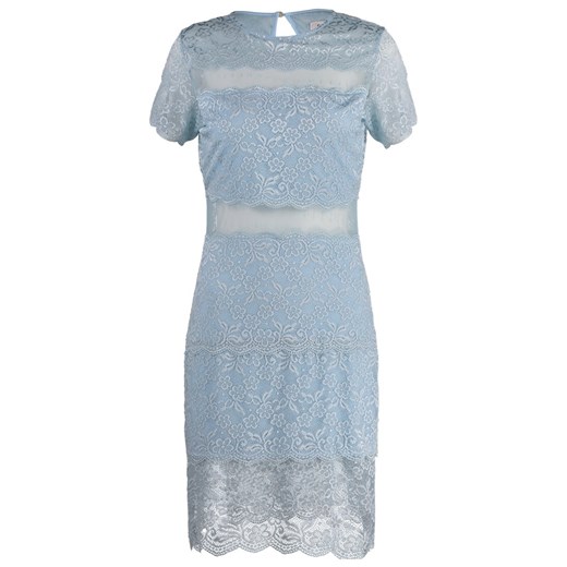 Dry Lake LOVE Sukienka letnia dusty blue zalando niebieski abstrakcyjne wzory