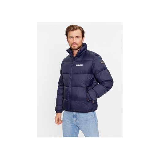 Napapijri Kurtka zimowa NP0A4GJF Granatowy Regular Fit ze sklepu MODIVO w kategorii Kurtki męskie - zdjęcie 178845274