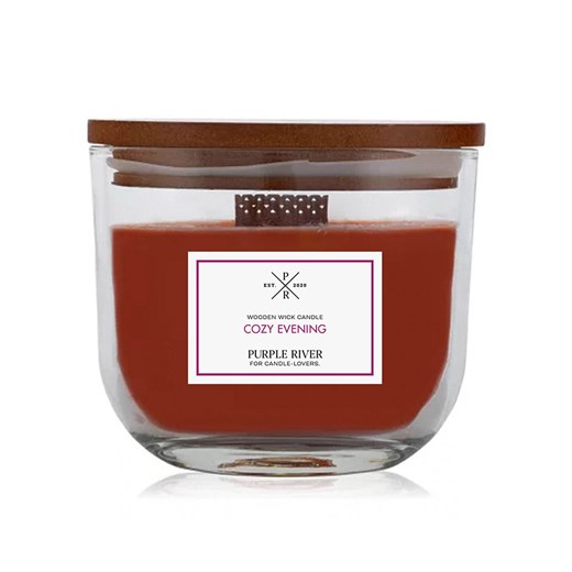 Purple River Świeca zapachowa &quot;Cozy Evening&quot; - 370 g ze sklepu Limango Polska w kategorii Świece i dyfuzory - zdjęcie 178847531
