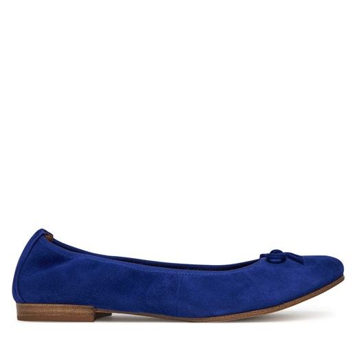 Balerinki granatowe Tamaris bez zapięcia 