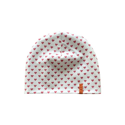 LiVi Czapka beanie &quot;Heart Rosa&quot; w kolorze jasnoróżowym ze sklepu Limango Polska w kategorii Czapki dziecięce - zdjęcie 178848353