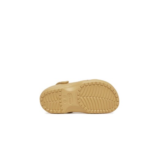 Klapki dziecięce Crocs beżowe bez zapięcia