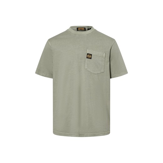 Superdry Koszulka męska Mężczyźni Bawełna trzcinowy jednolity ze sklepu vangraaf w kategorii T-shirty męskie - zdjęcie 178850683