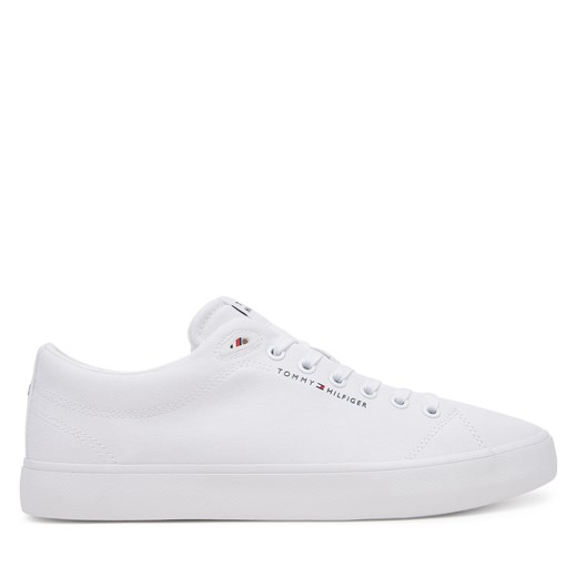 Tenisówki Tommy Hilfiger Th Hi Vulc Low Core Canvas FM0FM05396 Biały Tommy Hilfiger 45 eobuwie.pl