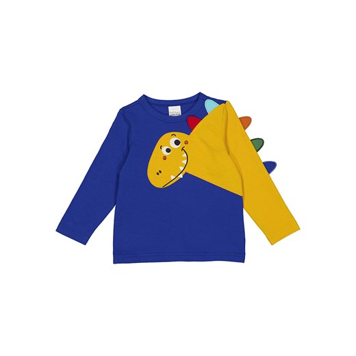 Fred´s World by GREEN COTTON Koszulka &quot;Hello dino&quot; w kolorze niebieskim ze sklepu Limango Polska w kategorii Kaftaniki i bluzki - zdjęcie 178852542