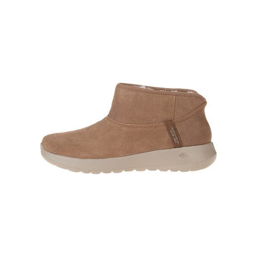 Skechers Skórzane botki &quot;On the Go Joy&quot; w kolorze jasnobrązowym ze sklepu Limango Polska w kategorii Śniegowce damskie - zdjęcie 178853044