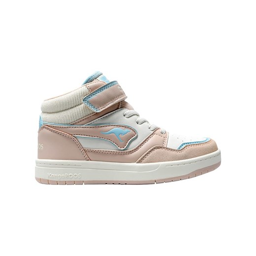 Kangaroos Sneakersy &quot;Dunkin Mid EV&quot; w kolorze jasnoróżowo-białym ze sklepu Limango Polska w kategorii Buty sportowe dziecięce - zdjęcie 178853454