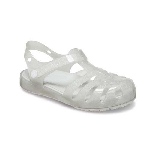 Crocs Półsandały &quot;Isabella&quot; w kolorze srebrnym ze sklepu Limango Polska w kategorii Sandały dziecięce - zdjęcie 178853874