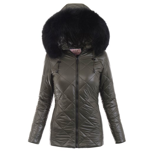 Parka Zimowa Damska z Futerkiem ze sklepu brendi.pl w kategorii Kurtki damskie - zdjęcie 178857642