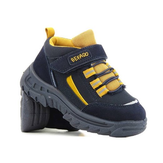 Buty trekkingowe dziecięce wodoodporne BEFADO 515X003, granatowe ze sklepu ulubioneobuwie w kategorii Buty trekkingowe dziecięce - zdjęcie 178861000