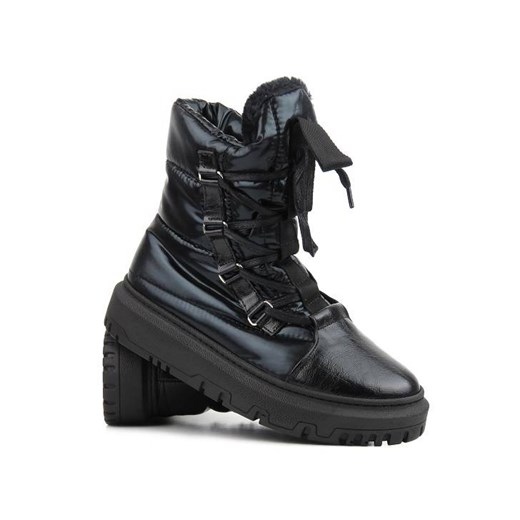 Śniegowce damskie, buty zimowe - VENEZIA 0790M0160B5, czarne ze sklepu ulubioneobuwie w kategorii Śniegowce damskie - zdjęcie 178861764