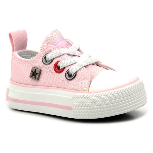 Trampki dziecięce, buty sportowe Big Star HH374197, różowe ze sklepu ulubioneobuwie w kategorii Buciki niemowlęce - zdjęcie 178862962
