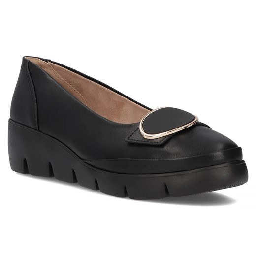 Półbuty, loafersy damskie  - Filippo DP6465/24, czarne ze sklepu ulubioneobuwie w kategorii Półbuty damskie - zdjęcie 178866680