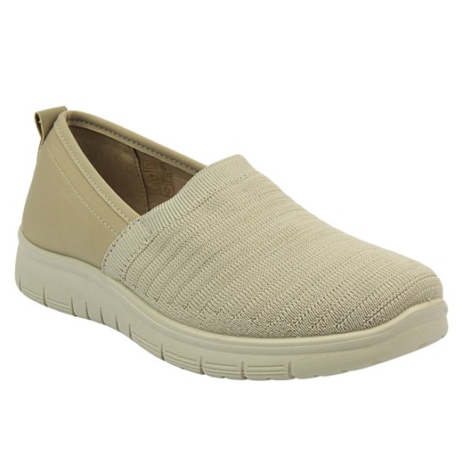 Buty damskie zdrowotne, profilaktyczne - UNISOFT 24TX02-5931, beżowe ze sklepu ulubioneobuwie w kategorii Półbuty damskie - zdjęcie 178866690