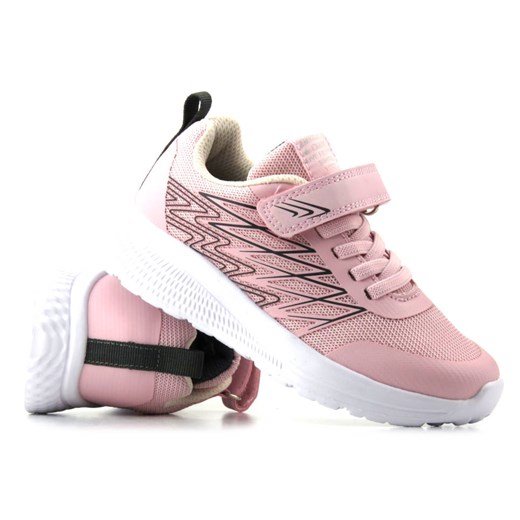 Buty sportowe dziecięce, adidasy American Club ES126/23, różowe ze sklepu ulubioneobuwie w kategorii Buty sportowe dziecięce - zdjęcie 178867284
