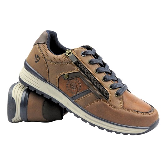 Sneakersy, Półbuty Męskie Casual - Mc Braun 24MN06-7391, brązowe Mc Braun 44 wyprzedaż ulubioneobuwie