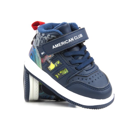 Sportowe buty dziecięce - AMERICAN CLUB BD 25/22, granatowe ze sklepu ulubioneobuwie w kategorii Buty sportowe dziecięce - zdjęcie 178868590