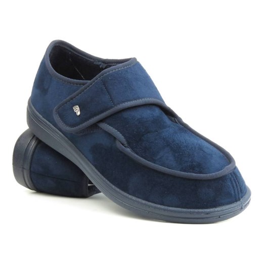 Kapcie profilaktyczne, buty ortopedyczne męskie Befado dr Orto 076M002, granatowe ze sklepu ulubioneobuwie w kategorii Kapcie męskie - zdjęcie 178868620