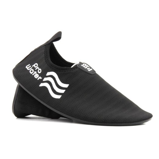 Buty damskie do wody, do pływania / na jeżowce i kamienie - ProWater 23-34-114L, czarne ze sklepu ulubioneobuwie w kategorii Buty damskie - zdjęcie 178872731