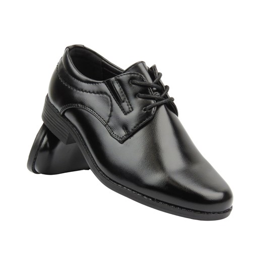 Eleganckie półbuty dziecięce, buty komunijne - Unisoft 24DZ26-6776, czarne ze sklepu ulubioneobuwie w kategorii Półbuty dziecięce - zdjęcie 178876882