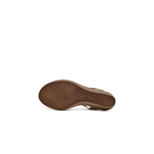 Rieker espadryle damskie casualowe na koturnie