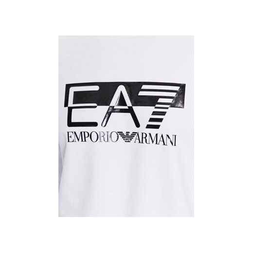 EA7 Emporio Armani Bluza 6RPM60 PJ05Z 0100 Biały Regular Fit XXL MODIVO