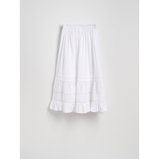 Spódnica Reserved na wiosnę midi casualowa 