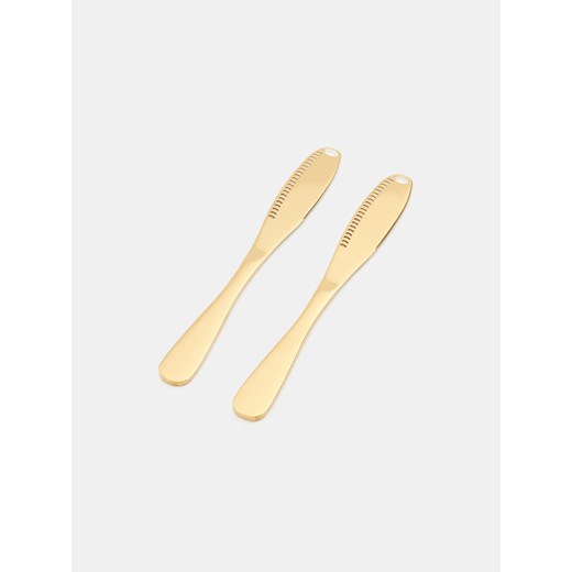 Sinsay - Nóż do masła 2 pack - złoty Sinsay One Size Sinsay