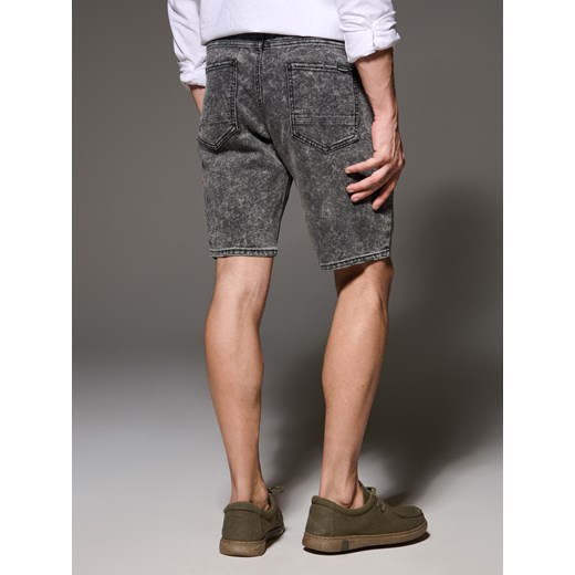 Spodenki męskie Sinsay z poliestru w abstrakcyjnym wzorze 