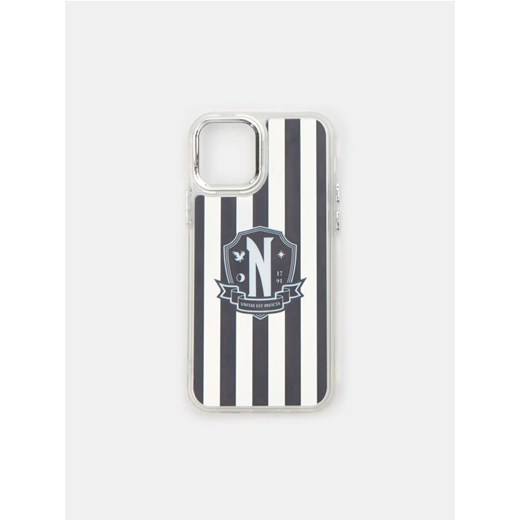 Sinsay - Etui na iPhone 15 Wednesday - czarny ze sklepu Sinsay w kategorii Etui - zdjęcie 178884551