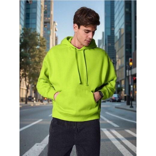 Sinsay - Bluza comfort - zielony ze sklepu Sinsay w kategorii Bluzy męskie - zdjęcie 178884643