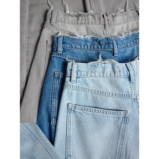 Jeansy damskie niebieskie Reserved bawełniane 