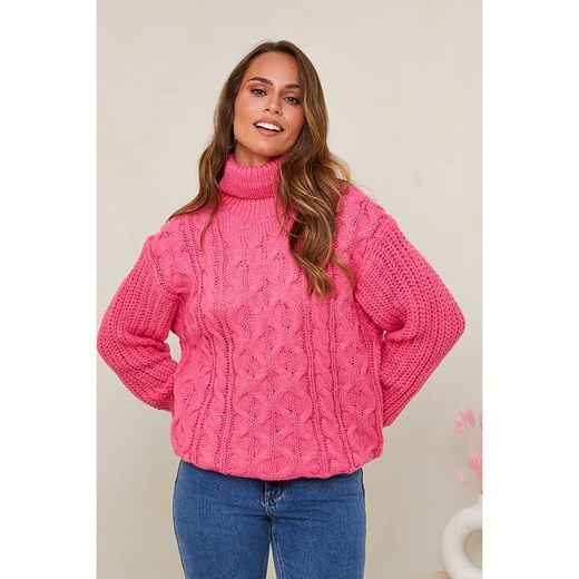 Soft Cashmere Golf w kolorze różowym ze sklepu Limango Polska w kategorii Swetry damskie - zdjęcie 178890560