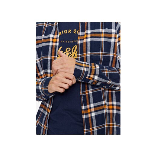 Jack&Jones Koszula 12235982 Granatowy Slim Fit L MODIVO