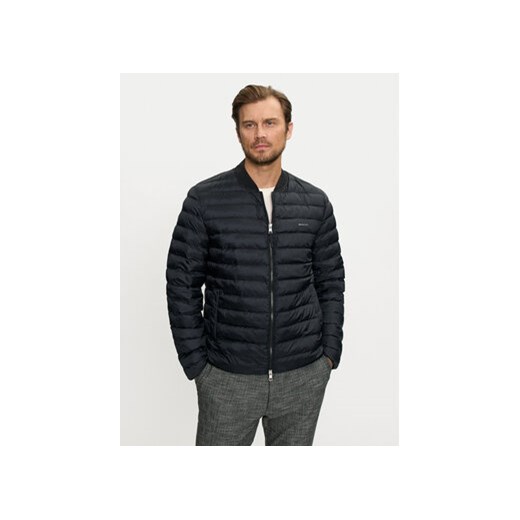 Gant Kurtka przejściowa 7006300 Czarny Regular Fit ze sklepu MODIVO w kategorii Kurtki męskie - zdjęcie 178893750